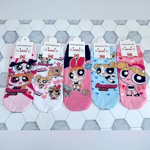 Super Girl Ankle Socks 5 Pairs